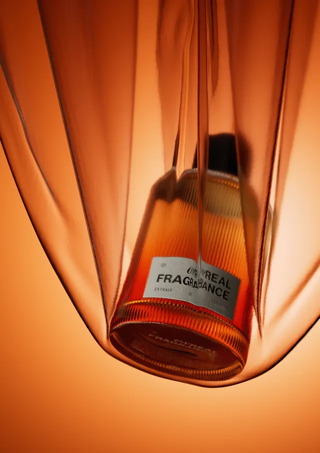 Wine Bottle Mockup with Fabric Backdrop, minimal, luxury, warm