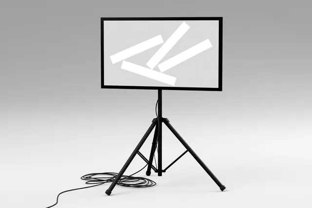 Abstract Geometric Logo Mockup, minimal, geometric, monochrome
