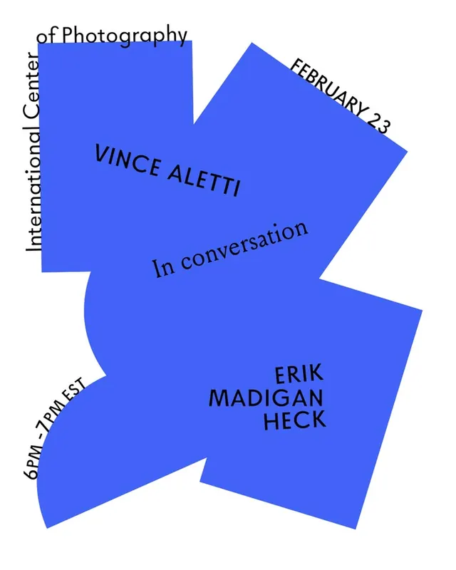 Geometric event poster with overlapping shapes, geometric, abstract, vibrant