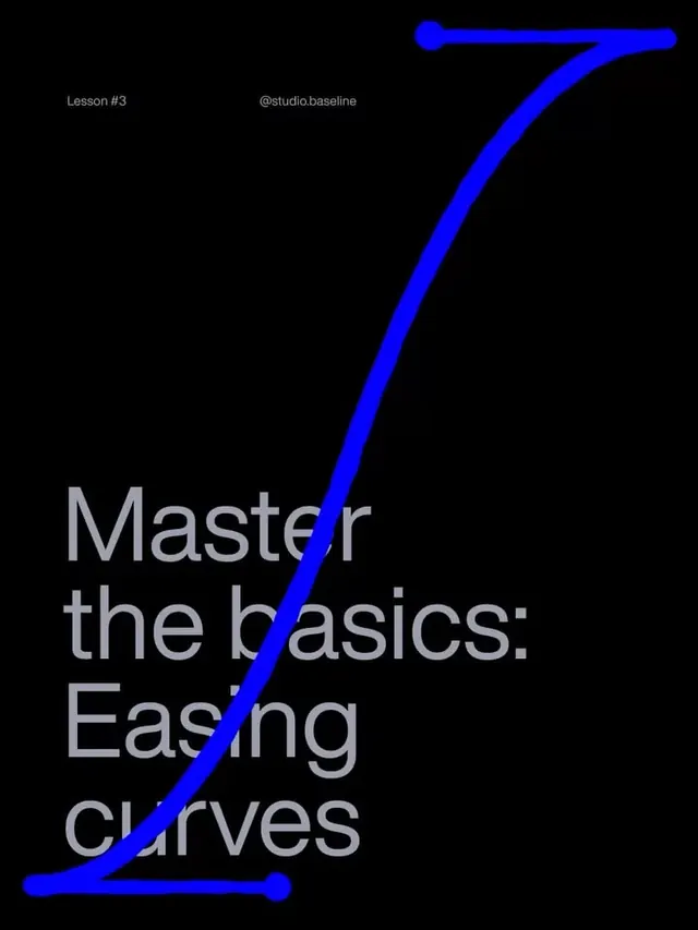 Bezier curve design tutorial lesson, minimal, technical, dark