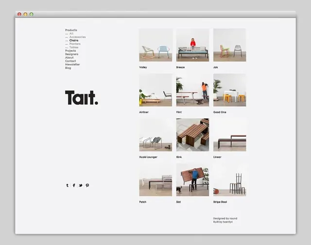 Tat. Brand Identity and Product Showcase, minimal, corporate-clean, light
