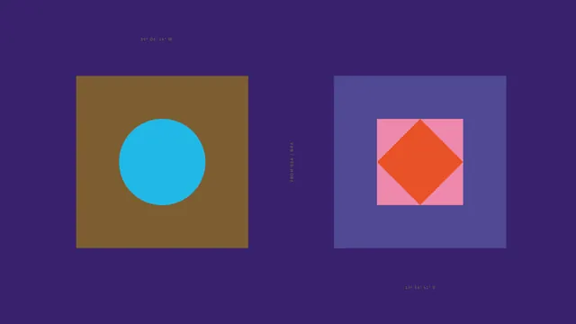 Geometric Abstract Identity System, minimal, geometric, dark