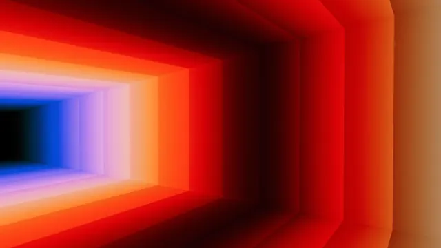 Abstract Geometric Gradient Tunnel, geometric, abstract, vibrant