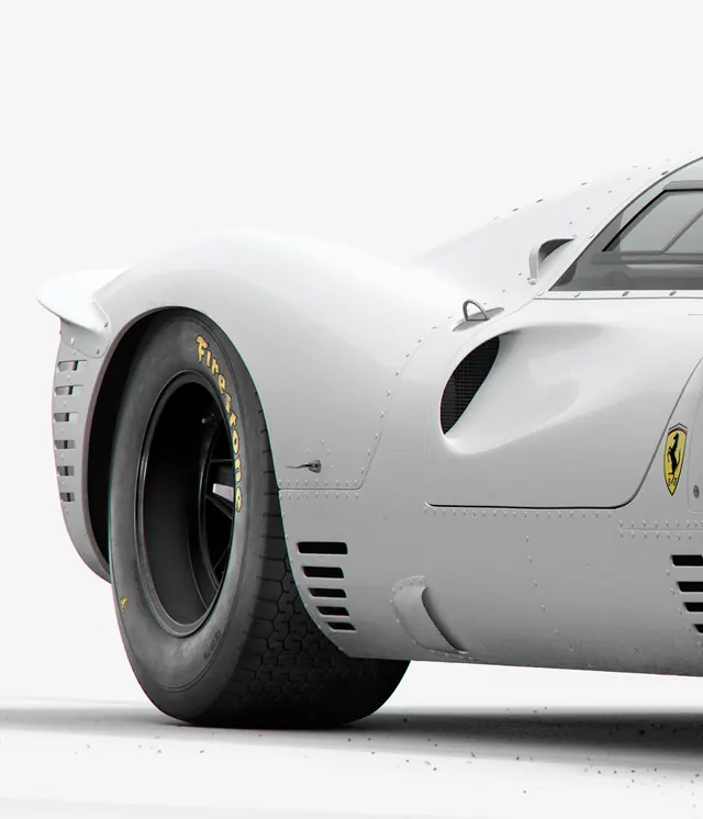 White Sports Car 3D Render, minimal, luxury, light