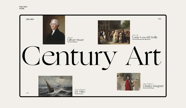 Century Art Editorial Layout, minimal, swiss, monochrome