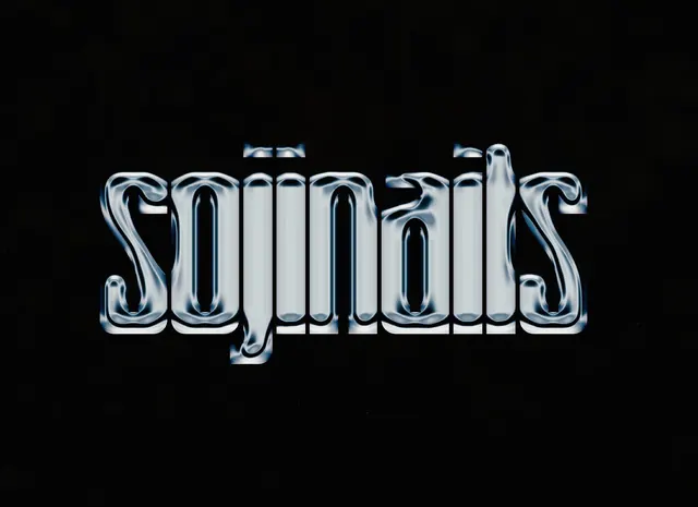 Signals Wordmark, dark-mode, 3d-render, dark