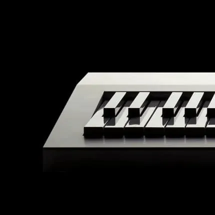 Abstract Geometric 3D Render, minimal, monochrome, monochrome