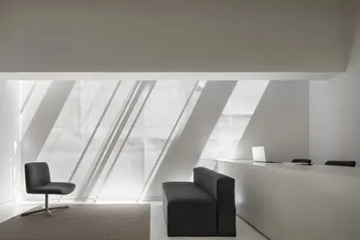 Minimalist Interior Architecture Mockup, minimal, corporate-clean, light