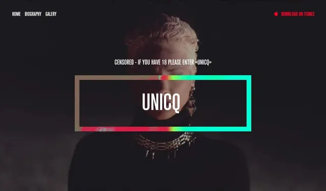 UNICO Wordmark Design, minimal, dark-mode, dark