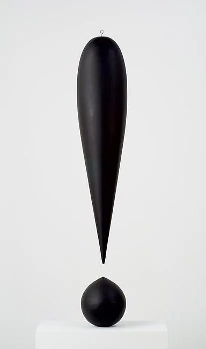 Abstract 3D Drop Shape, minimal, 3d-render, monochrome