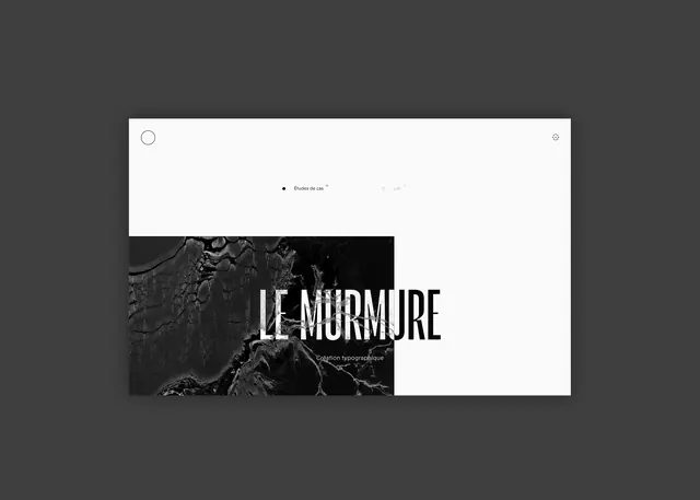 Le Numure Wordmark and Layout, minimal, monochrome, monochrome