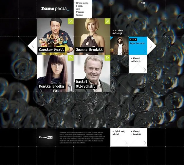 Portfolio Grid Layout, dark-mode, editorial, dark