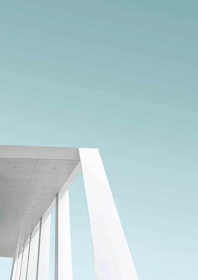 Minimalist Architectural Perspective, minimal, geometric, light