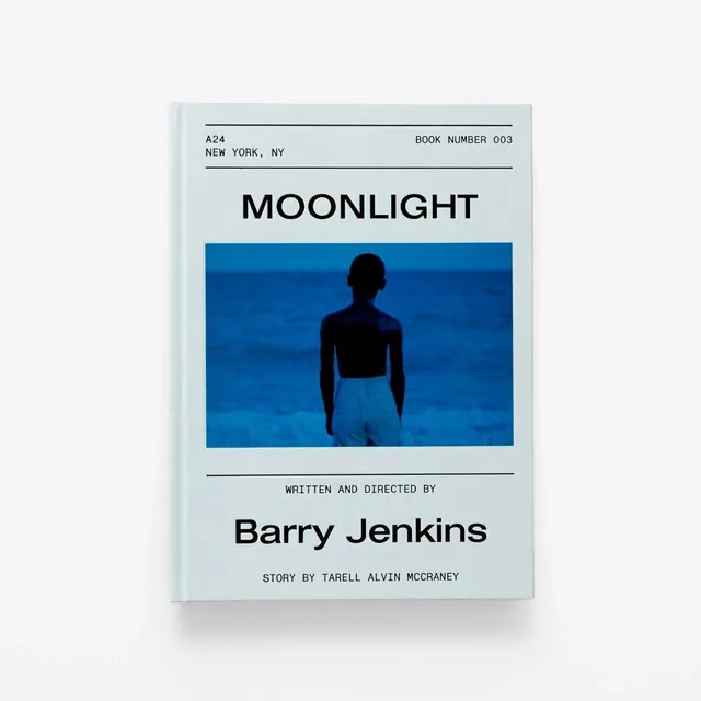 Moonlight Movie Poster, minimal, swiss, high-contrast