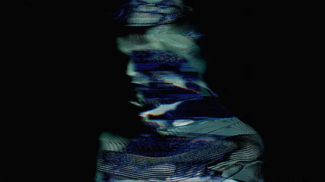 Abstract Glitch Texture, dark-mode, abstract, dark