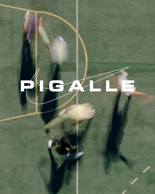 Pigalle Collage Design, brutalist, neo-brutalist, muted