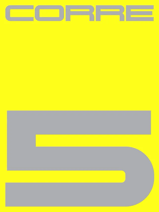 CORRE 5 Graphic Design, minimal, swiss, vibrant