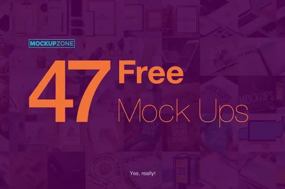 47 Free Mock Ups, dark-mode, photographic, dark