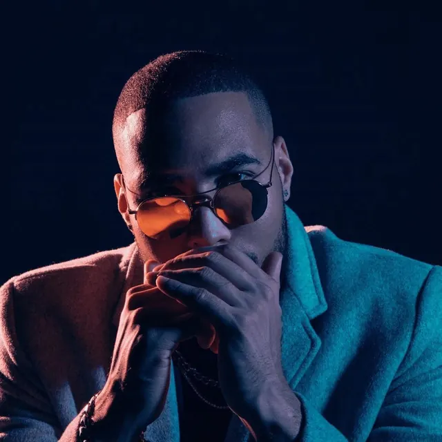 Man in Sunglasses Portrait, photographic, dark-mode, dark