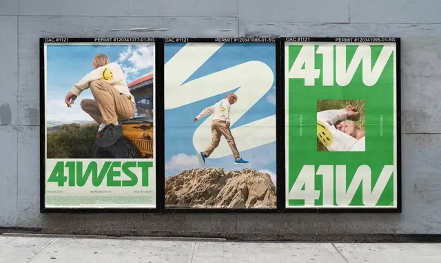 41West street poster series, editorial, minimal, monochrome