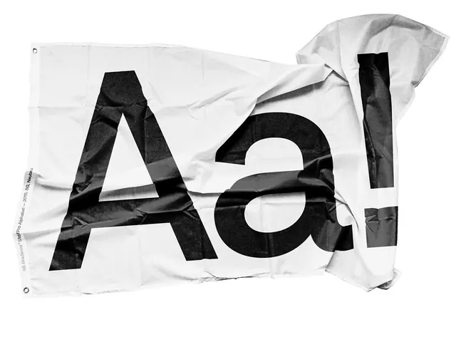 Abstract Typography Mockup, minimal, brutalist, monochrome