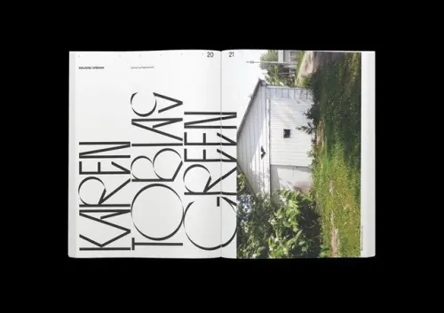 Keren Kosovski Cream Editorial Spread, minimal, swiss, monochrome