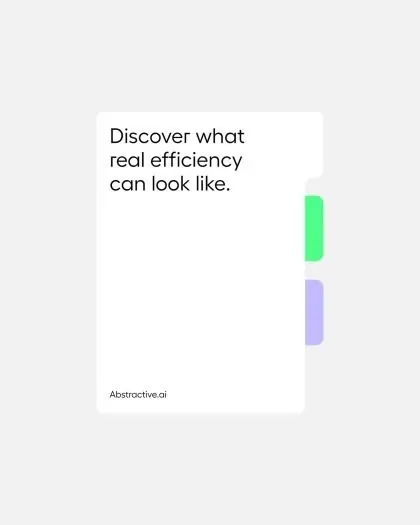Minimal text card with neon vertical bar accents, minimal, corporate-clean, light