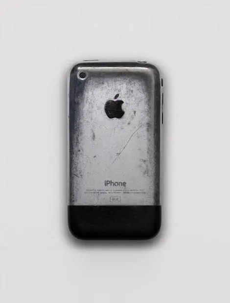 iPhone Mockup, minimal, photographic, monochrome