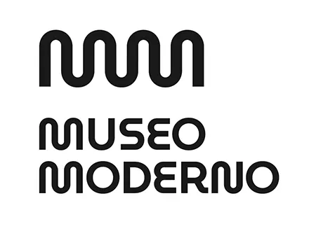 Museo Moderno typography specimen, minimal, geometric, monochrome