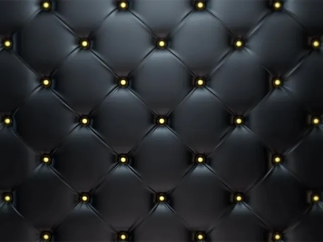 Black Quilted Leather Texture, luxury, dark-mode, dark