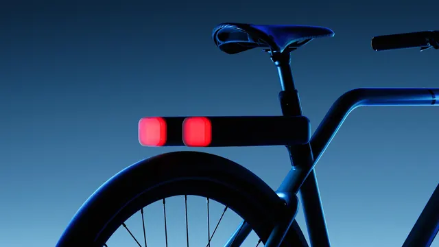 Electric Bicycle Mockup, minimal, 3d-render, dark