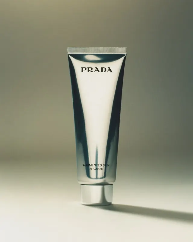 Prada Skincare Packaging Mockup, minimal, luxury, light