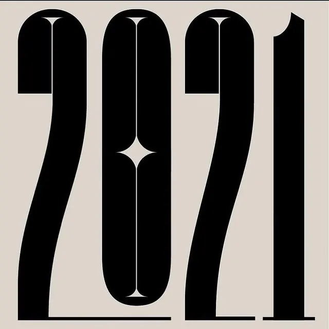 Geometric 2021 Typography, minimal, swiss, high-contrast
