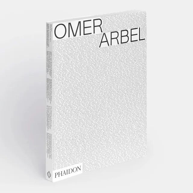 Omer Arbel Book Mockup, minimal, swiss, monochrome