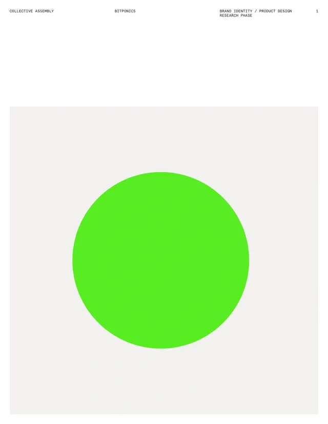 Minimalist Green Circle Graphic, minimal, swiss, vibrant