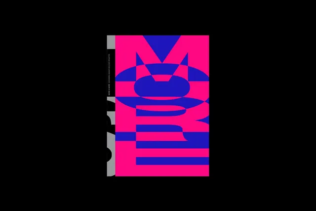 Abstract Geometric Identity, brutalist, neo-brutalist, vibrant