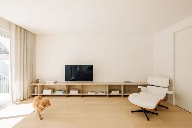 Minimalist Living Room Interior, minimal, photographic, light