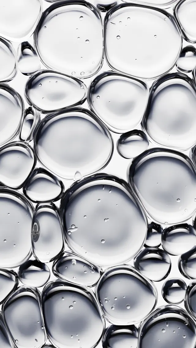 Macro Bubbles Texture, organic, photographic, monochrome
