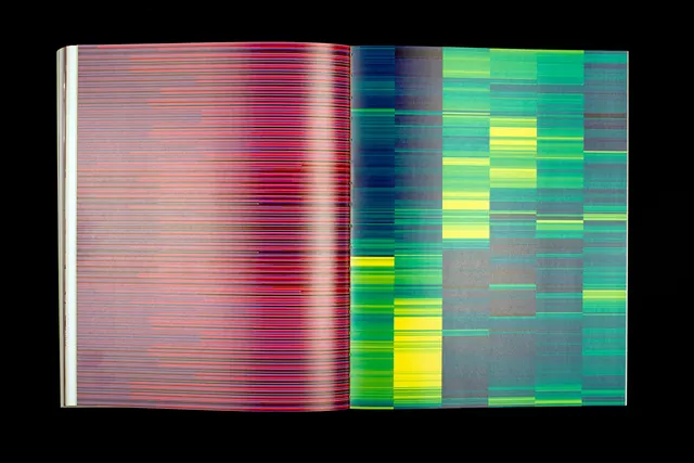 Abstract Gradient Data Visualization, geometric, abstract, vibrant