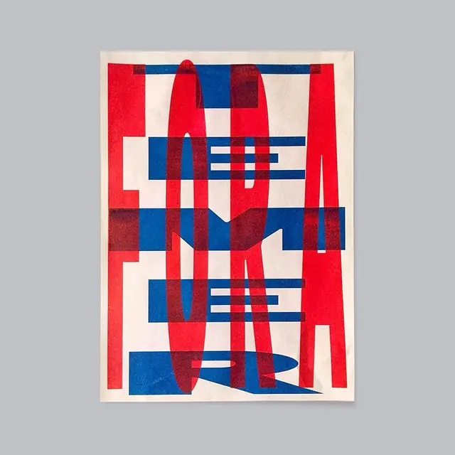 Abstract Geometric Composition, minimal, swiss, high-contrast