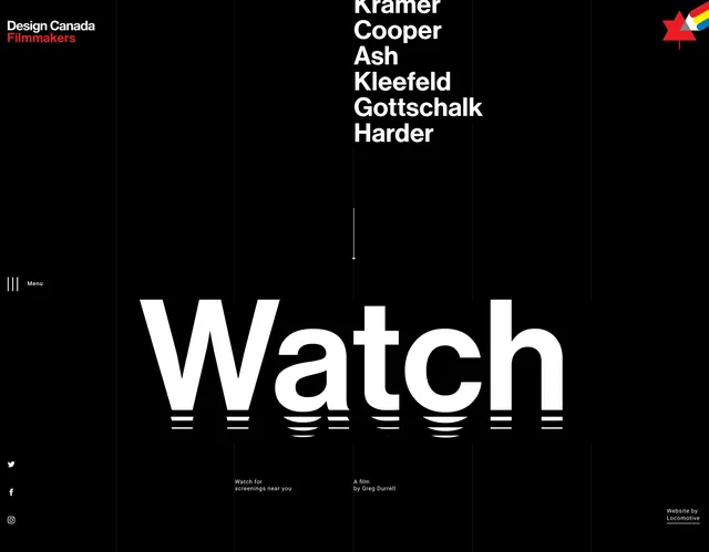 Watch Editorial Layout, minimal, swiss, dark