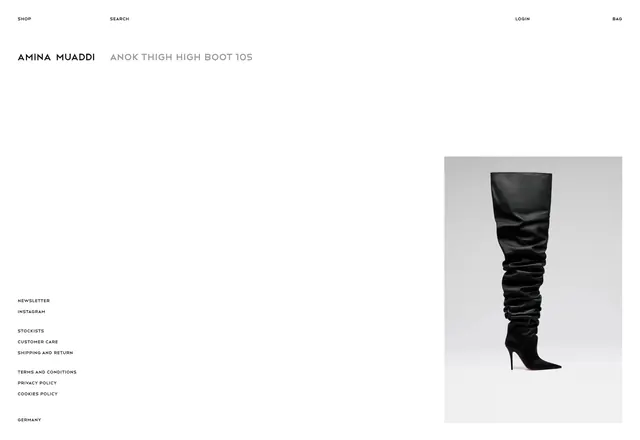 Arma Hauser Portfolio Layout, minimal, swiss, monochrome