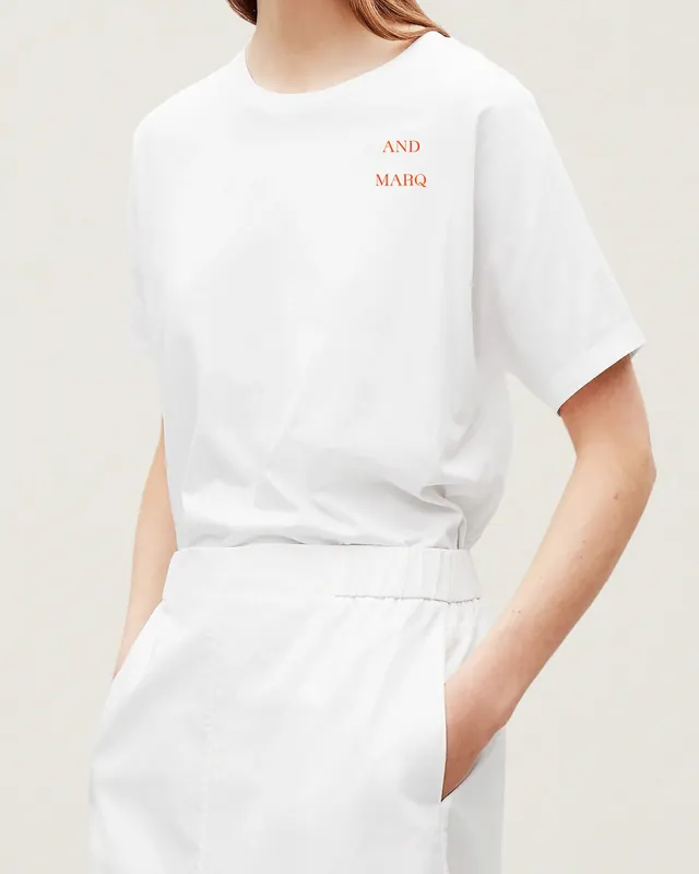 Minimalist White T-Shirt Mockup, minimal, photographic, light