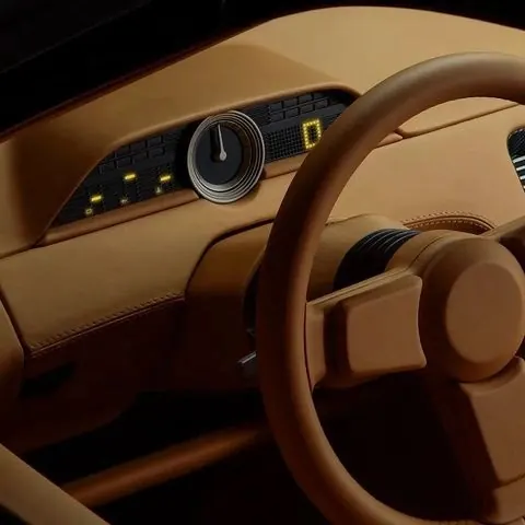 Luxury Car Interior Dashboard, luxury, photographic, warm