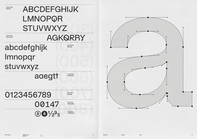 Typography and Letterform Study, minimal, swiss, monochrome