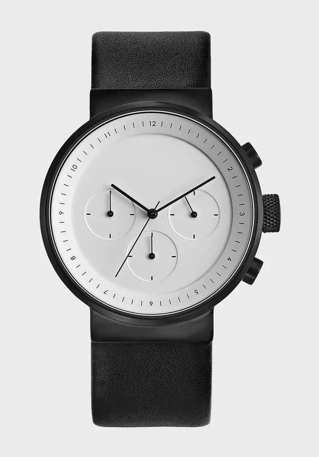 Minimalist Analog Watch Design, minimal, luxury, monochrome