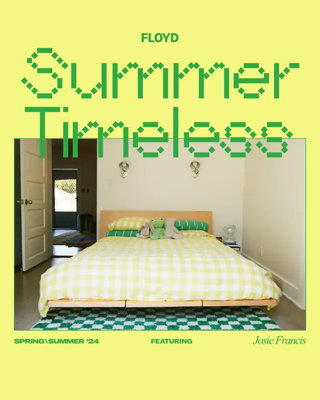 FLOYD Summer Timeline bedroom poster, playful, geometric, vibrant