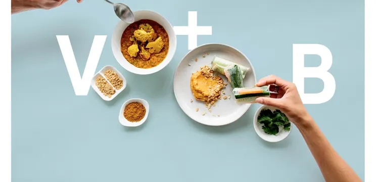Vitamin B Food Concept Mockup, minimal, light-mode, light