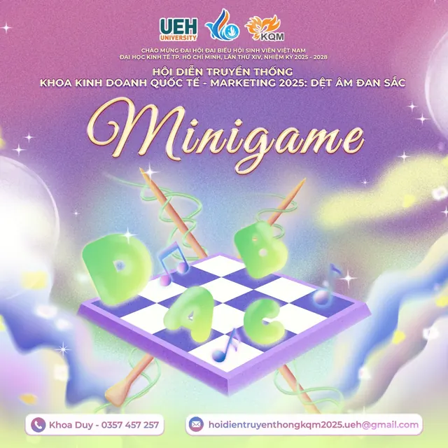 Playful gradient minigame event poster, playful, gradient-heavy, vibrant