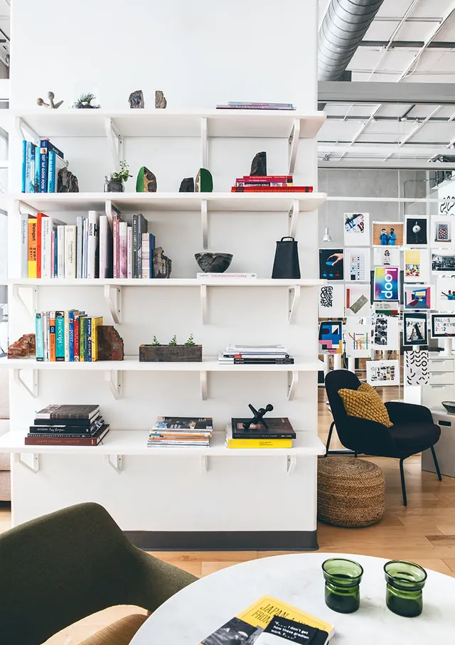 Product Display Mockup with Books and Accessories, minimal, corporate-clean, light